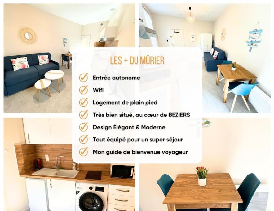 Studio Bien Equipe A 2 Pas De La Gare 베지에 외부 사진