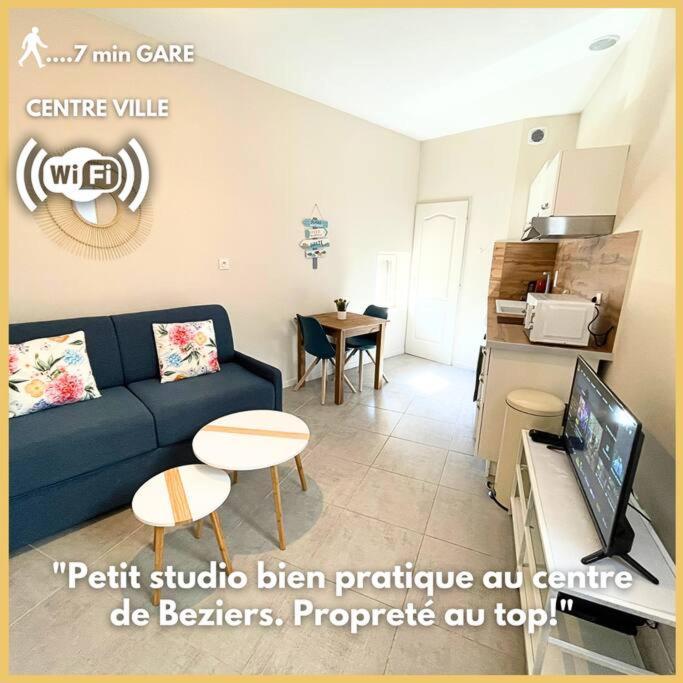Studio Bien Equipe A 2 Pas De La Gare 베지에 외부 사진